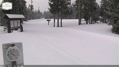 west yellowstone snow cam